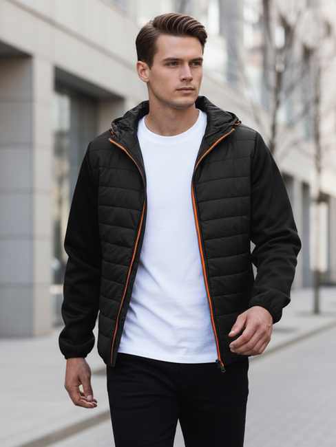 Herren Steppjacke Schwarz Dstreet TX3785