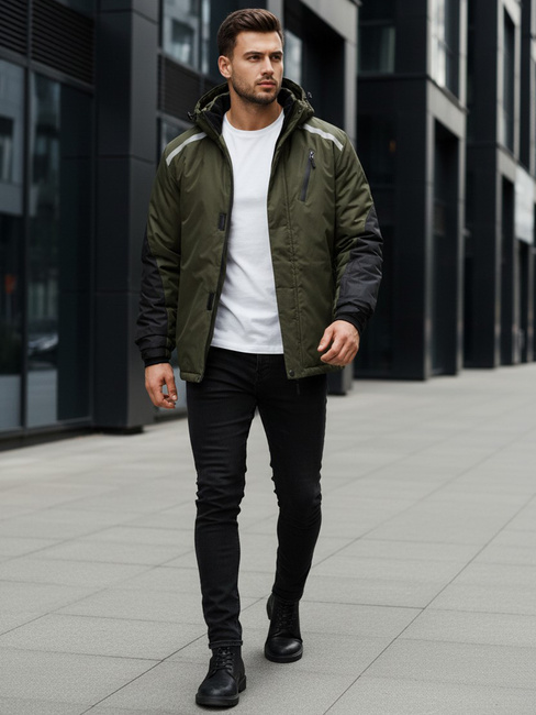 Männer narciarksa grüne Jacke Dstreet TX5128