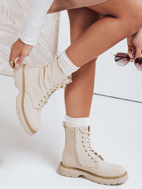 Damenstiefel MOONSTONE Farbe Beige DSTREET ZY0367