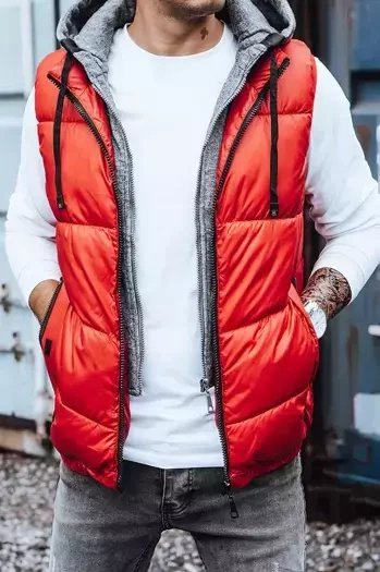 Herren Steppweste Rot Dstreet TX4241