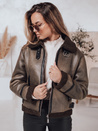 Damenjacke aus Wildleder mit Schafsfell KASAMIRA coffee Dstreet TY4740
