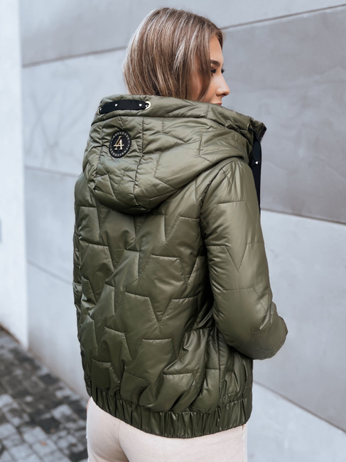 Damen Steppjacke LOVE YOU Farbe Grün DSTREET TY3836