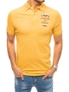 Herren Poloshirt mit Stickerei Gelb Dstreet PX0435