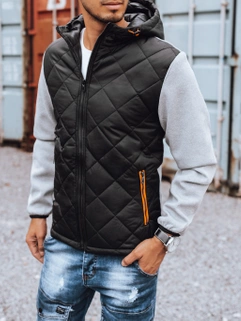 Herren Übergangssportjacke grau Dstreet TX2812z_1