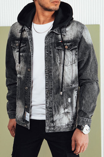 Herren Jeansjacke Farbe Dunkelgrau DSTREET TX4691