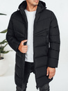 Herren Winterjacke mit Kapuze schwarz gesteppt TX5070