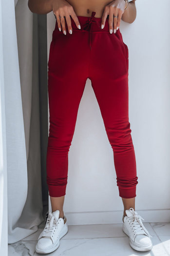 Damen Jogginghose FITS Weinrot Dstreet UY0206z