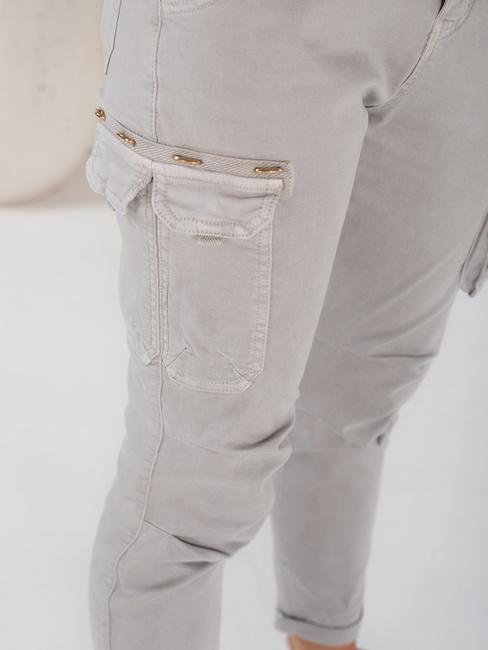 Damen Cargohose CARGOIF grau Dstreet UY2711