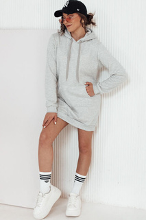 TIMMY Sweatshirt/Kleid in Hellgrau Dstreet EY1932