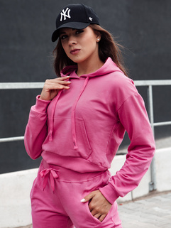 Damen TRENDHOOD Hoodie rosa Dstreet BY1305_1