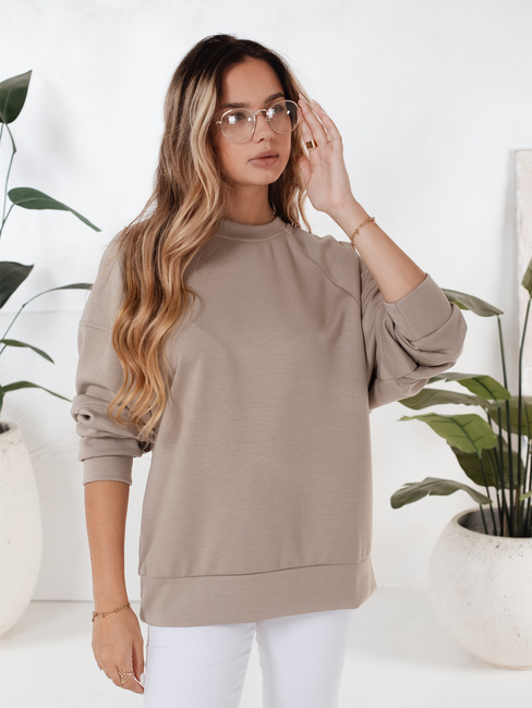 UZORI Damen Sweatshirt beige Dstreet BY1285