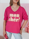 Bedruckte Bluse in Übergröße CHERINO fuchsia Dstreet RY2829