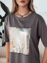 Damen T-shirt mit Aufdruck EMLOT Farbe Graphite DSTREET RY2621