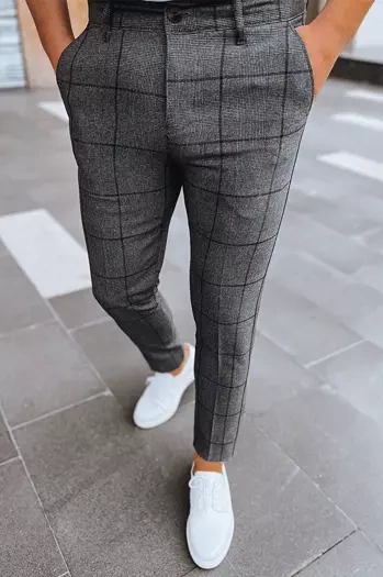 Herren Chinohosen Farbe Dunkelgrau DSTREET UX3956