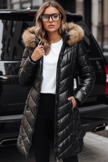 Damen Steppwinterjacke BELLATRIX schwarz Dstreet TY4581z