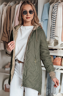 Damen Übergangsjacke mit Kapuze LUMERA grün Dstreet TY4816