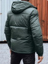 Herren Winterjacke mit abnehmbarer Kapuze grün Dstreet TX4832