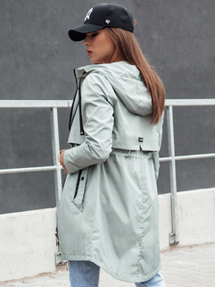 Damen Parka Jacke mit Kapuze PERTHA grün Dstreet TY4400_2