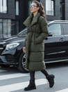 Langer Damen-Winter-Steppmantel FAVI grün Dstreet TY4576