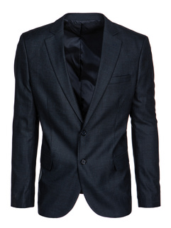 Einreihiger marineblauer Blazer für Herren Dstreet MX0637_1