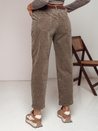 Damen Cordhose Einheitsgröße SOFTYLA mit khakifarbenen Streifen Dstreet UY2280
