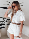 DINOZIA weiß Denim kurzen Overall Dstreet EY2589