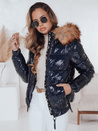 Damen Winterjacke mit Kapuze MELANI navy blau Dstreet TY4487