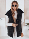 Damen Oversize Weste OMALIS Schwarz Dstreet TY3286