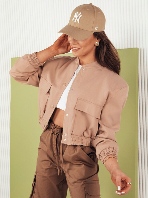 Damen Bomberjacke VERPI Farbe Beige DSTREET TY4297
