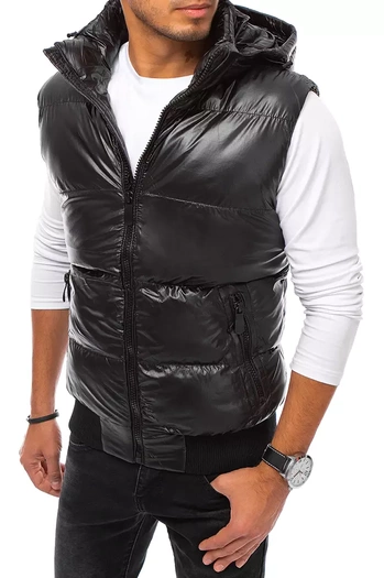 Herren Weste Schwarz Dstreet TX3920