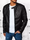 Herren Kunstlederjacke Farbe Schwarz DSTREET TX4382_1