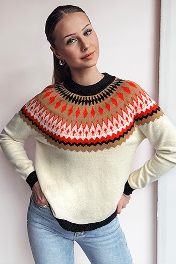 Damen Pullover RUBY GLOW beige Dstreet MY2378