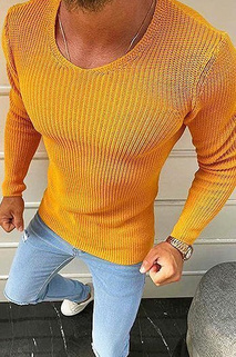 Herren Pullover Gelb Dstreet WX1590