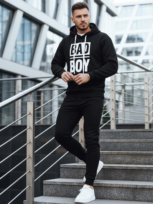 Herren Kapuzenpulli schwarz Dstreet BX5925