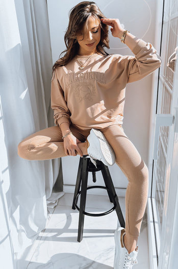 Damen Leggins CALIFORNIA TEAM Farbe Beige DSTREET UY1411